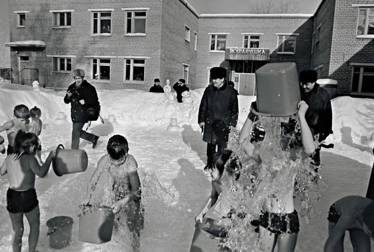 Закаливание в детских садах СССР