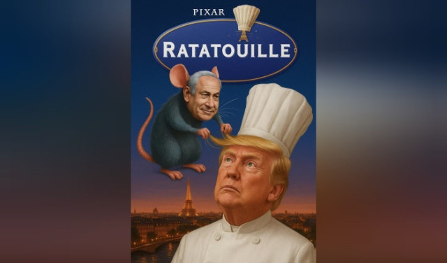 Примерно так глобалисты изображают роль Трампа в израильско-иранском конфликте...