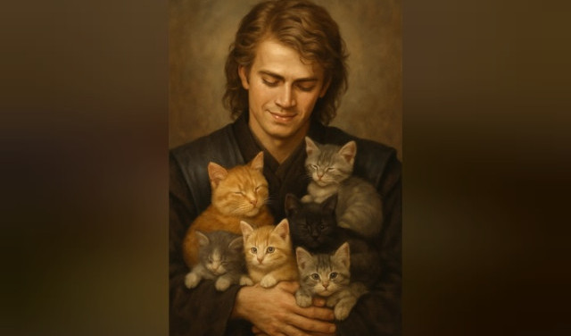 Он не может быть злым - он любит котиков (собачек)... И главное - "пипл хавает" же...