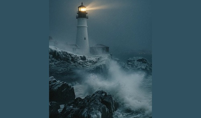 Чтобы направлять и светить - можно издалека...