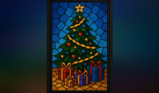 Почему НИ НА ОДНОМ витраже старинном мы не видим...