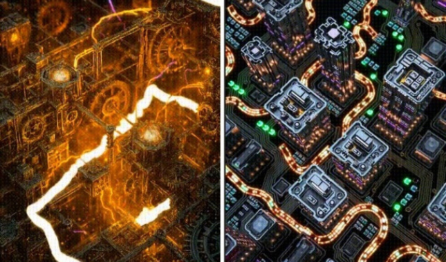 А что архитектура и планировка современных городов напоминает ТЕБЕ?