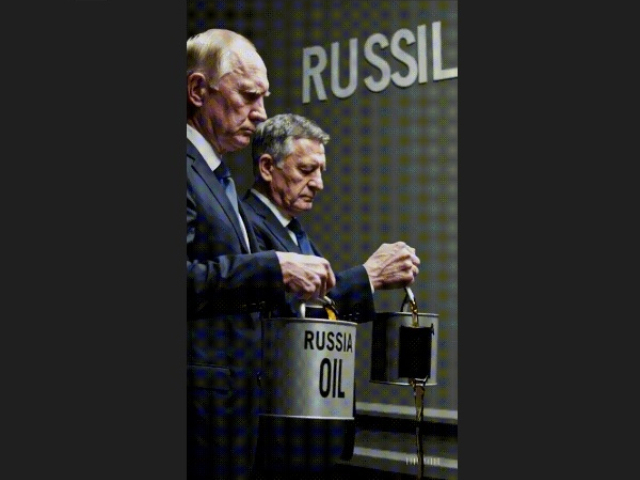 Всё что остается крутым и всемогущим путинским олигархам - таскать украденную у нас нефть вручную?