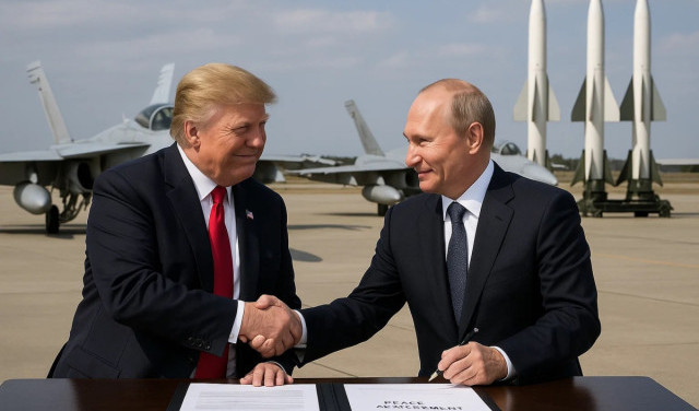 Трамп уже заключил, как любят шутить Зетники, мирную сделку уже 7 раз...