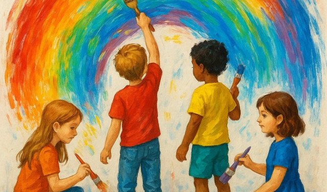 Детям писать и рисовать МИР - уже запретили...