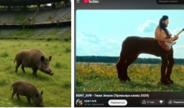 Зашибись без людей? Всё показано в клипе, и у Агутина - тоже...