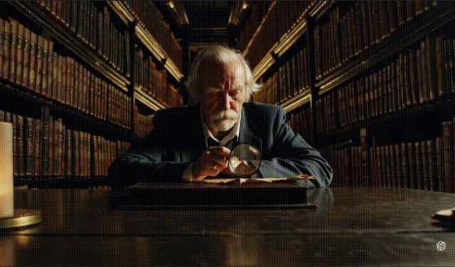 Он искал ответы на вопросы по истории... как полагаешь - нашёл?