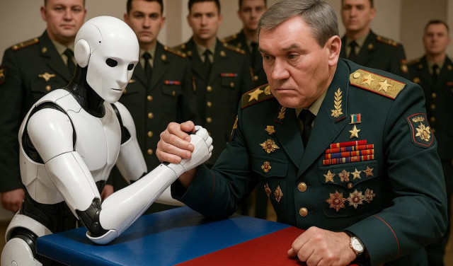 Герасимов старается изо всех сил...