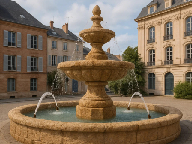 Фонтаны - буквально в каждом дворе - а воду в них качали наверное ослики?...