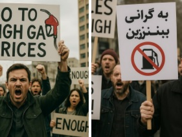 Вы можете представить протесты против высоких цен на бензин в нефтедобывающей стране?